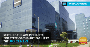 Tile Installation at The Jio Centre with MYK LATICRETE: A Powerhouse of Products
