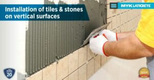 How to prepare a wall for tiling and the importance of using a notched trowel
