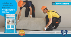 Installing Very Large Format Tiles with MYK LATICRETE 335 MAXI