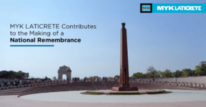 MYK LATICRETE Contributes to the Making of a National Remembrance