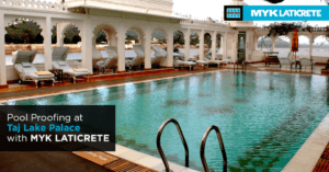 MYK LATICRETE: The clear choice for pool renovations and underwater applications